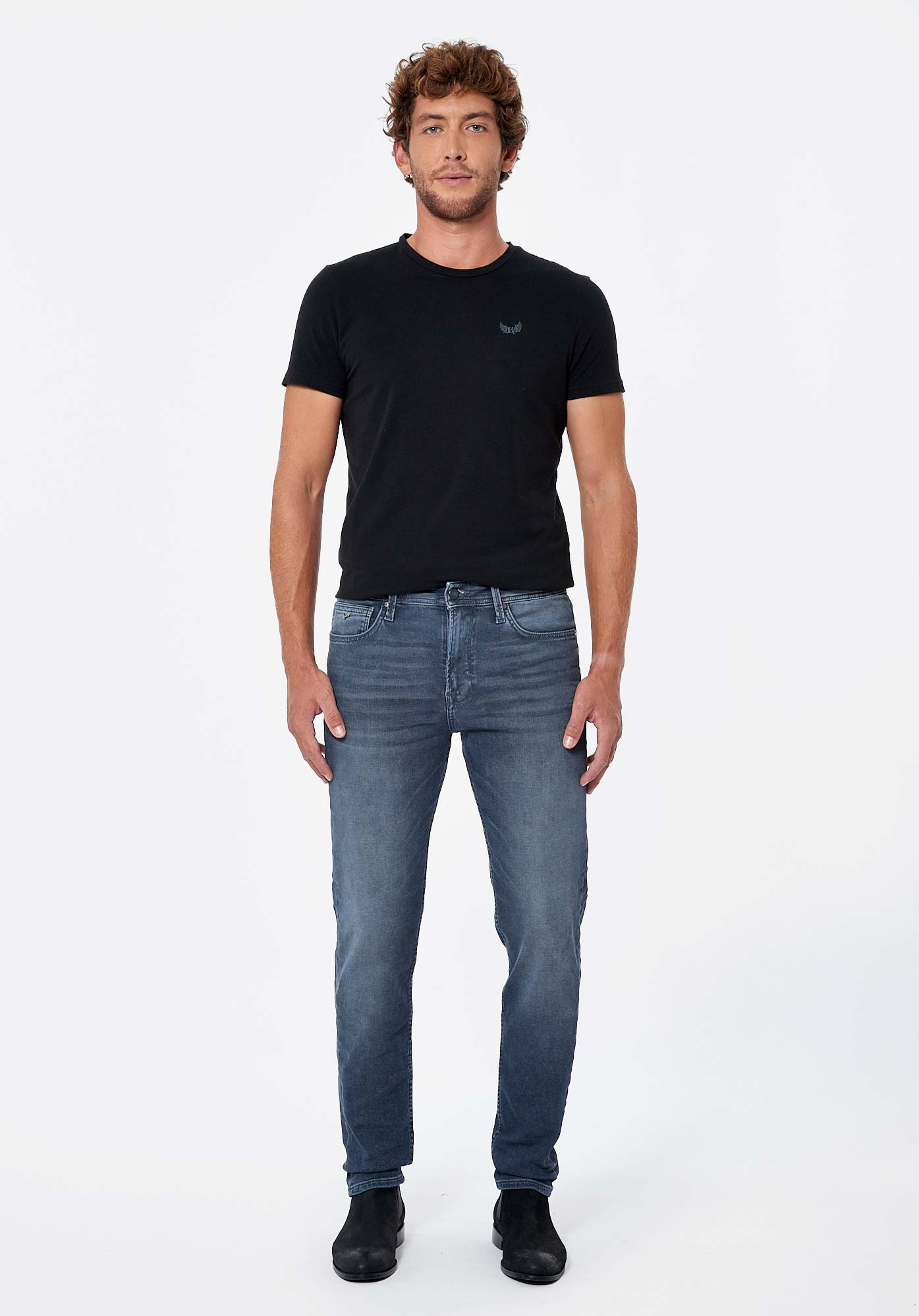 DAXKO  Jean slim gris Homme