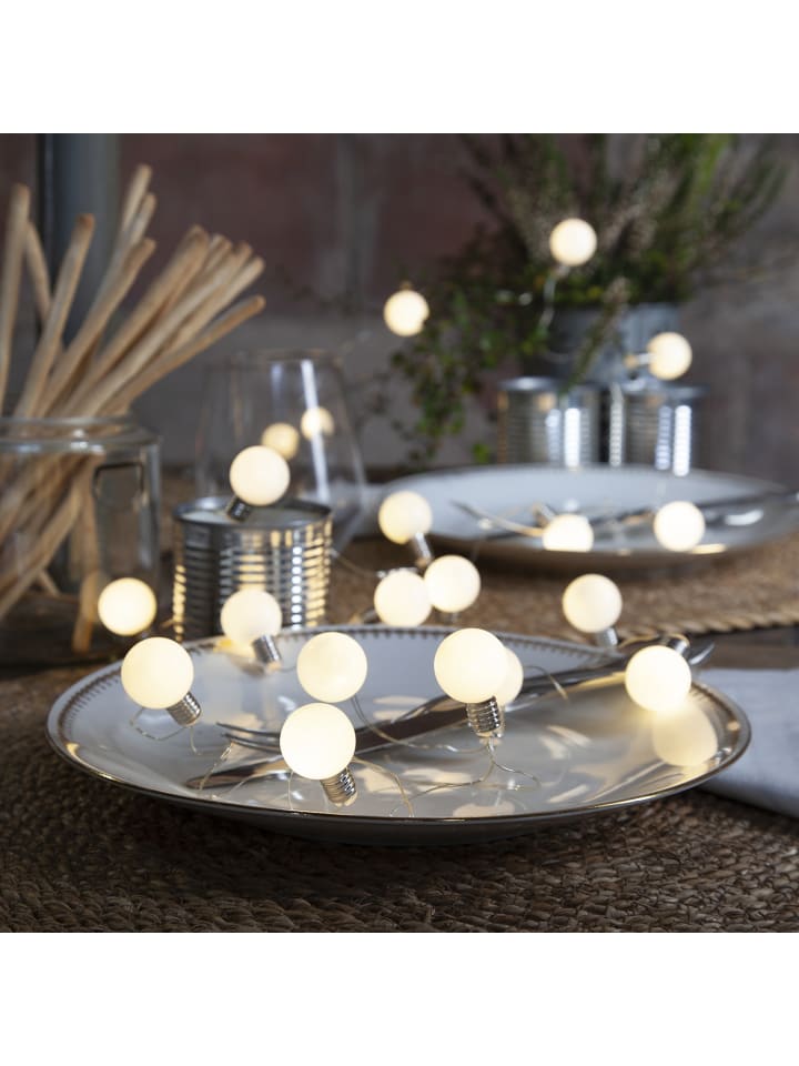 STAR Trading Lichterkette Mini Glow, Opak, LED, Kugeln, Timer, Warmweiß, Innenraum, günstig kaufen onesize