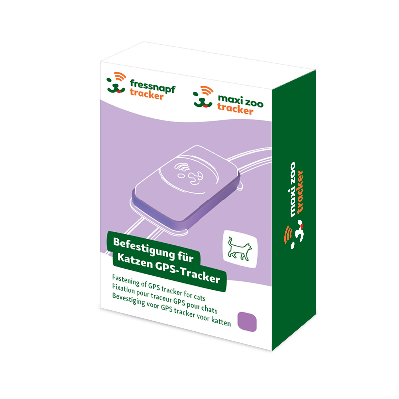 Fressnapf Geschirre & Leinen Fressnapf Befestigungsrahmen für Fressnapf GPS-Tracker Katze lila