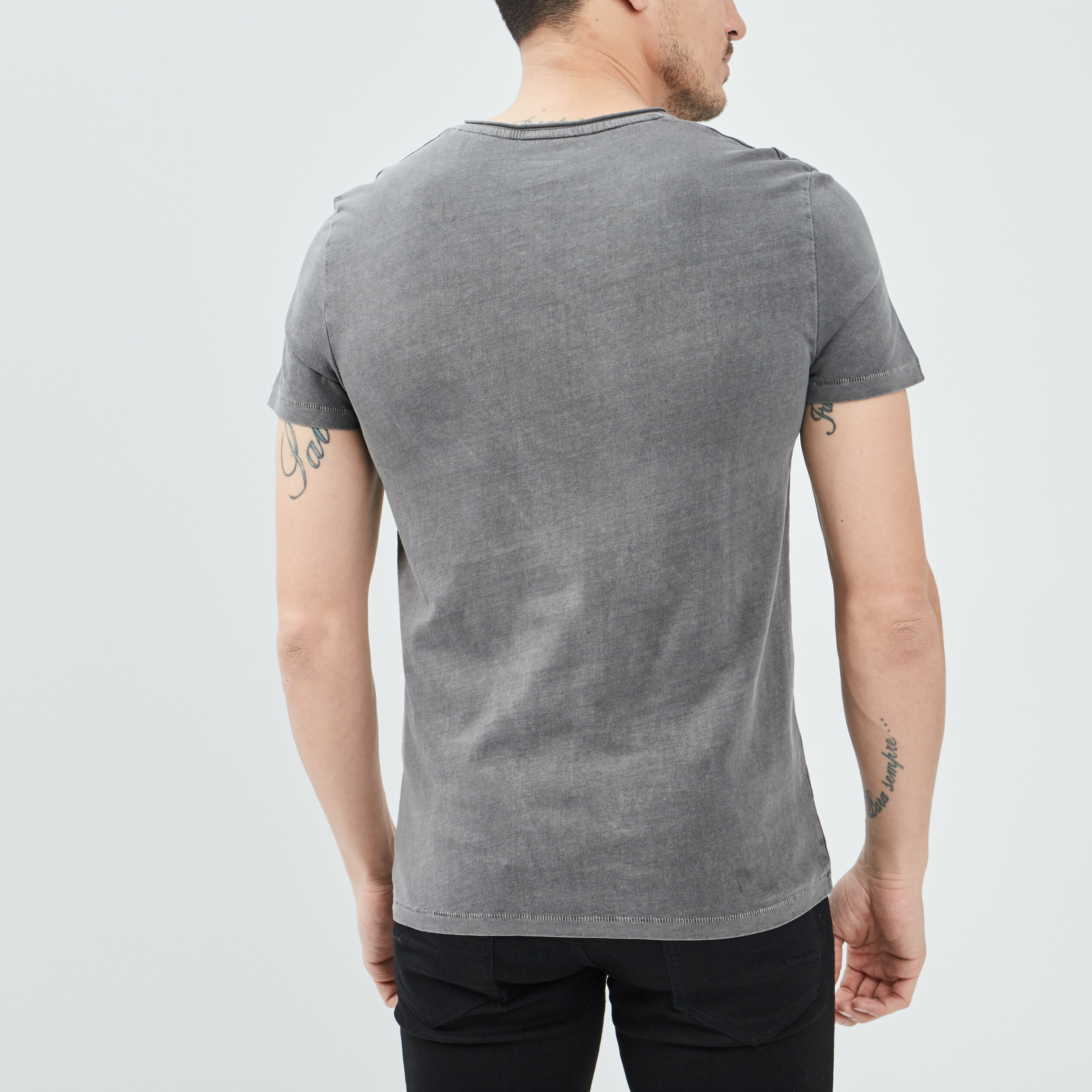 T-shirt Liberto gris foncé homme | La Halle