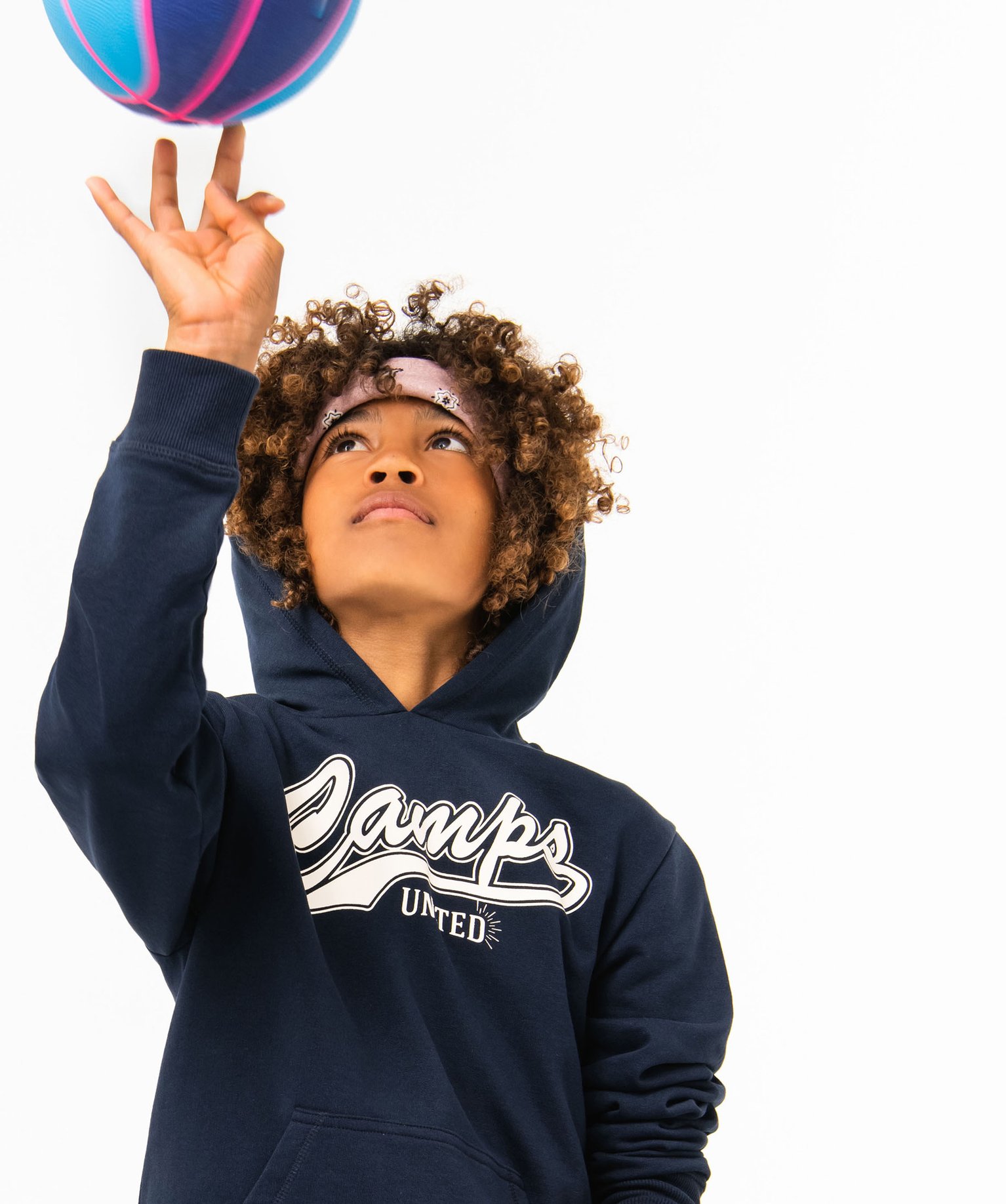 Sweat Garçon à capuche avec inscription poitrine - Camps U... marine | GEMO