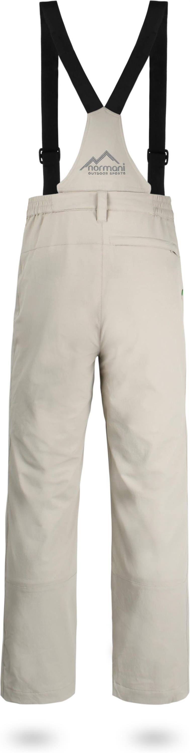 normani Thermohose Herren Winter-Softshellhose mit Hosenträgern Outdoorhose Skihose gefütterte Funktionshose mit abnehmbaren Hosenträgern