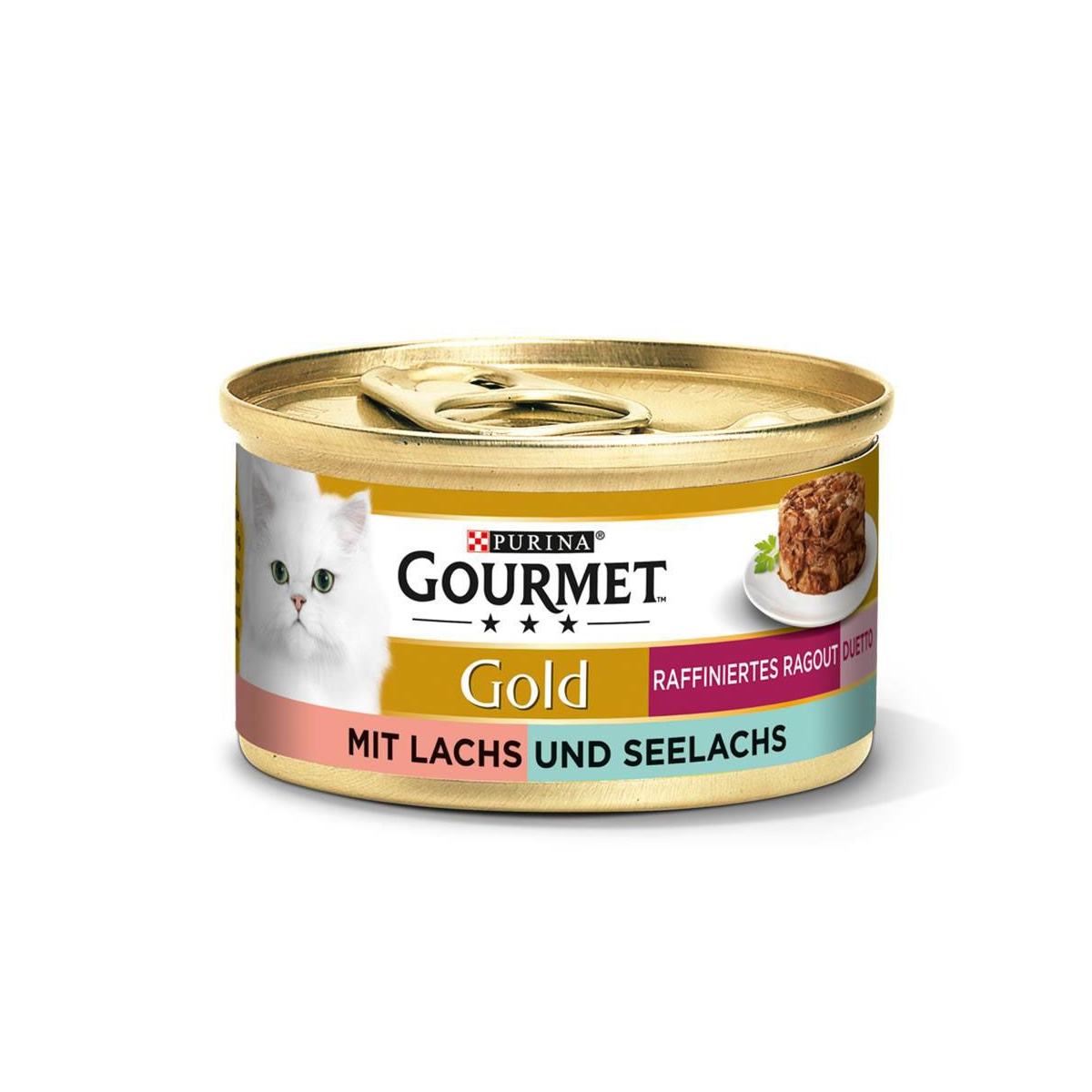 GOURMET Gold Raffiniertes Ragout Duetto mit Lachs und Seelachs