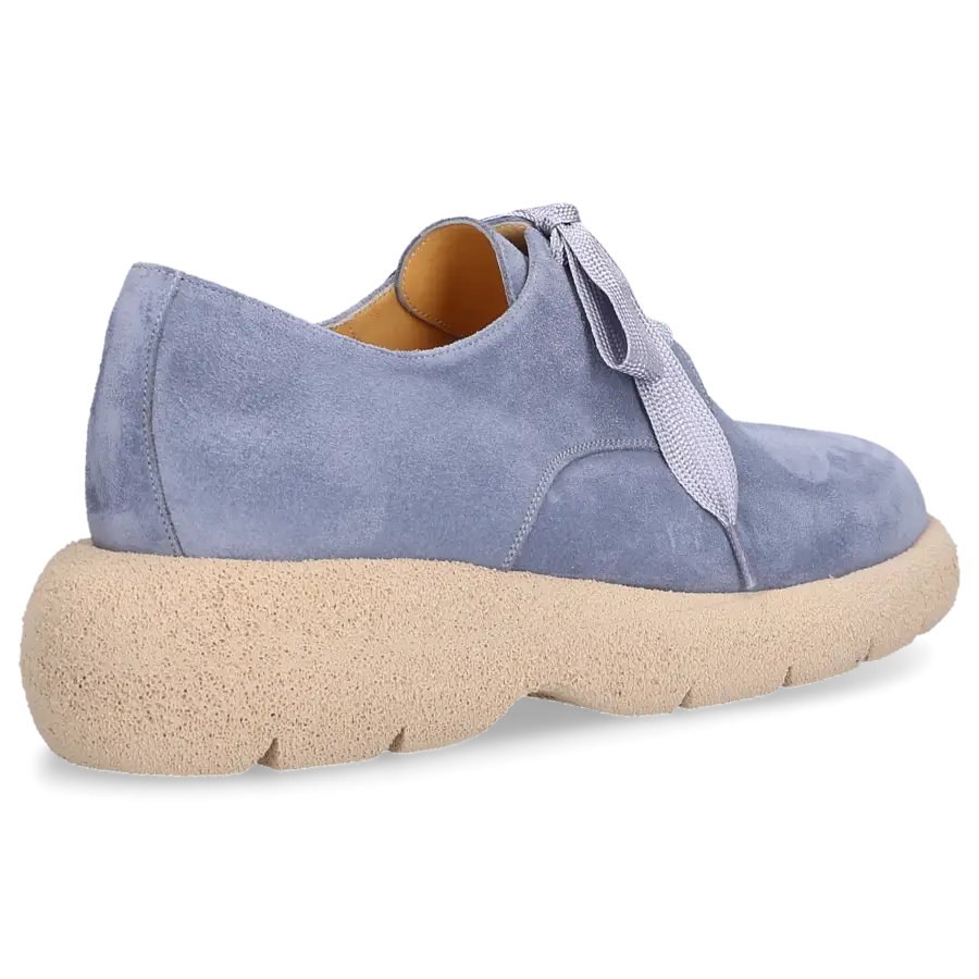 Truman's - Schnürer 7953 Veloursleder - blau