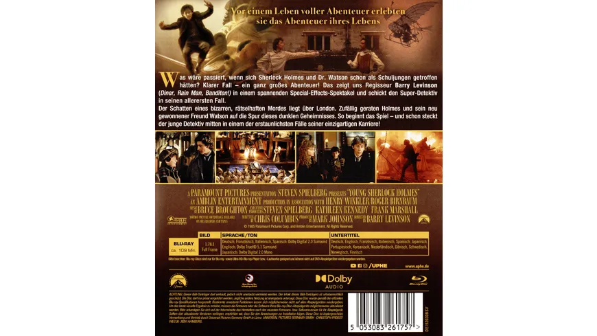 Young Sherlock Holmes - Das Geheimnis des verborgenen Tempels