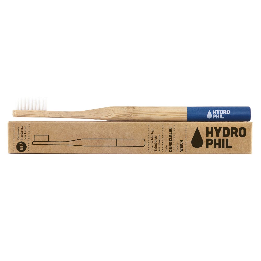 Hydrophil Bambuszahnbürste blau extra weich