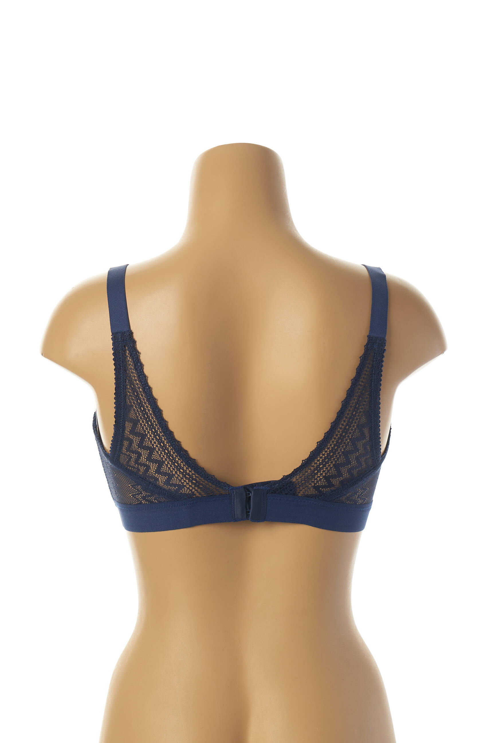 Cache Coeur Lingerie Maternite Femme couleur bleu