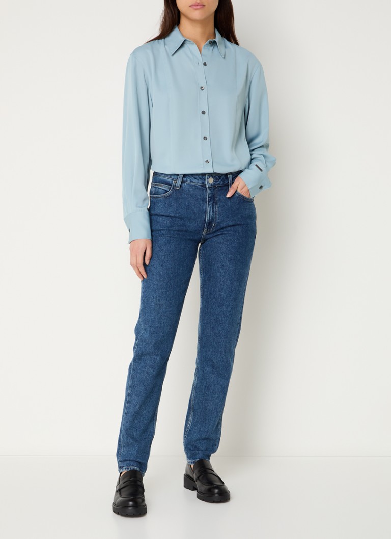 Bluză din satin Calvin Klein