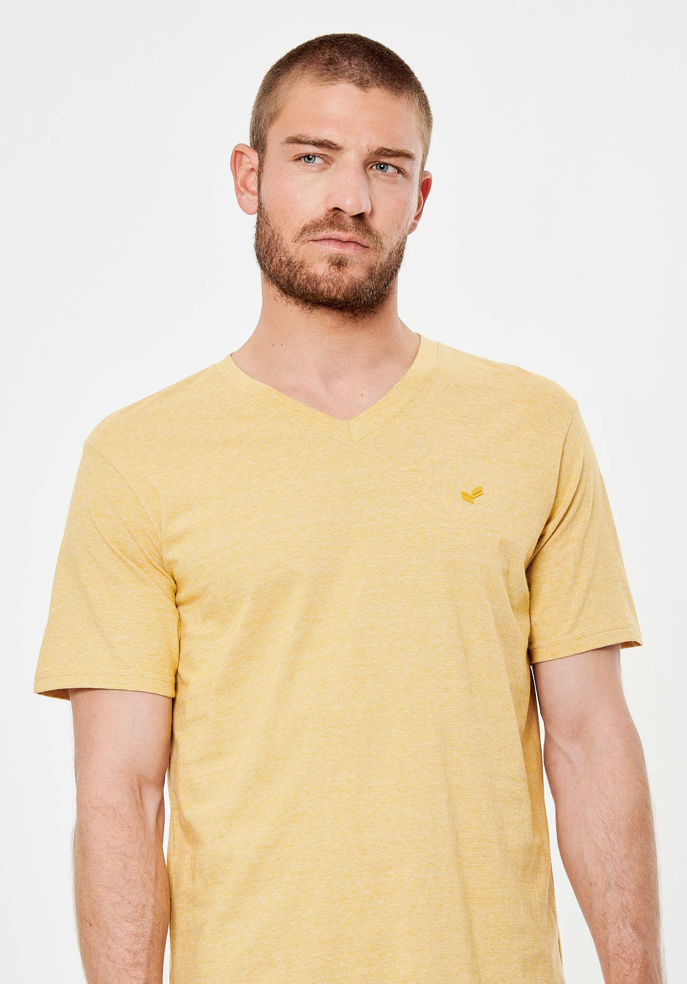 SAVE   T-shirt moutarde homme