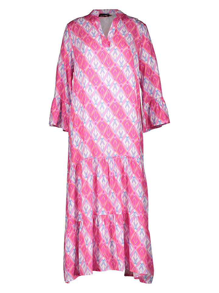 miss goodlife Kleid in Hellblau/ Pink günstig kaufen