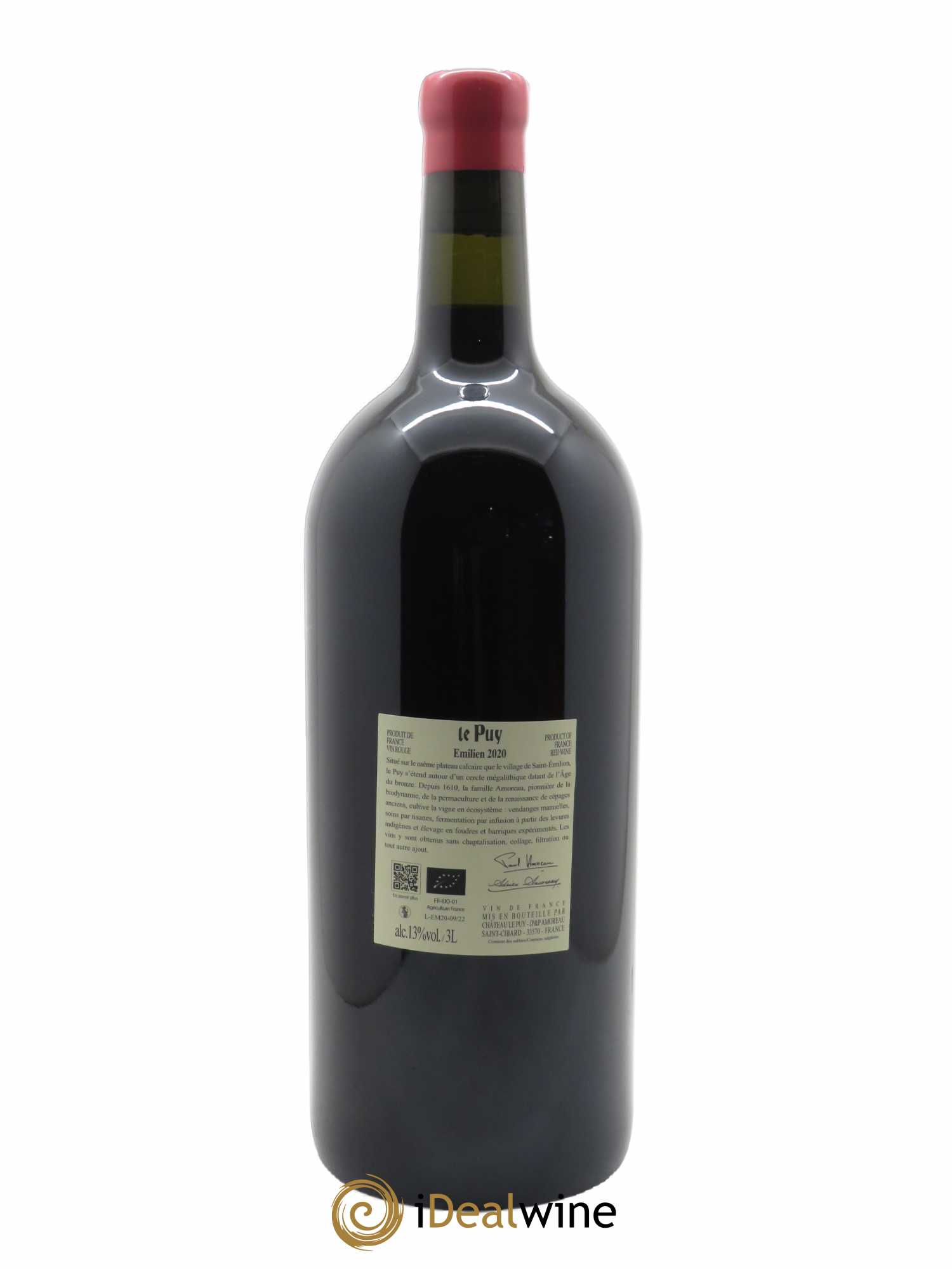 Le Puy - Cuvée Emilien  2020 - Lot de 1 Double-magnum