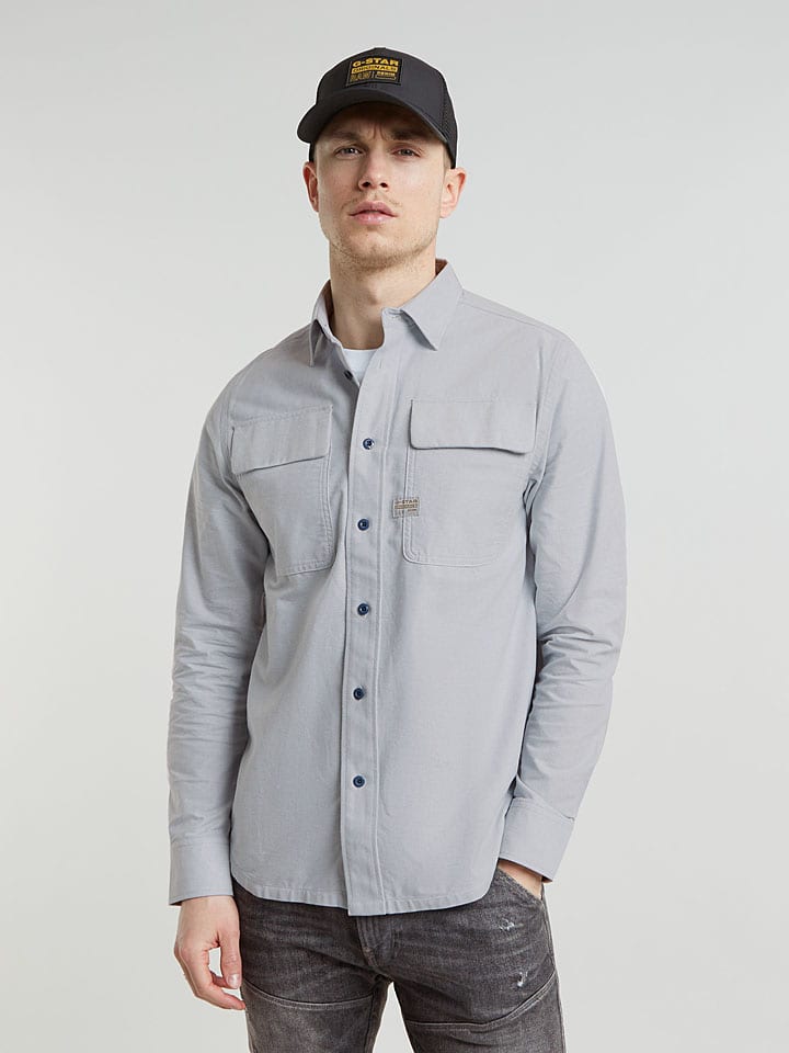 G-Star Hemd - Regular fit - in Hellblau günstig kaufen