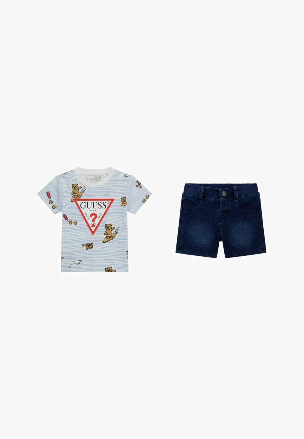 Guess SET - Shorts vaqueros