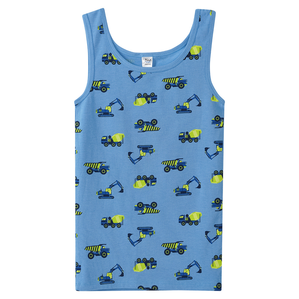 3 Jungen Unterhemden mit Fahrzeug-Motiven