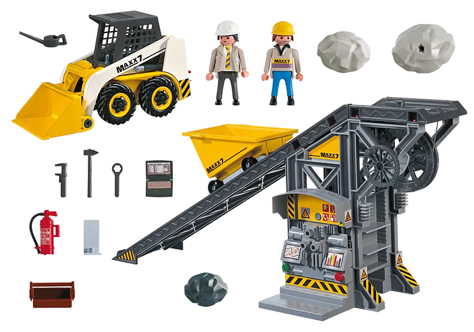 F&ouml;rderanlage mit Kompaktlader