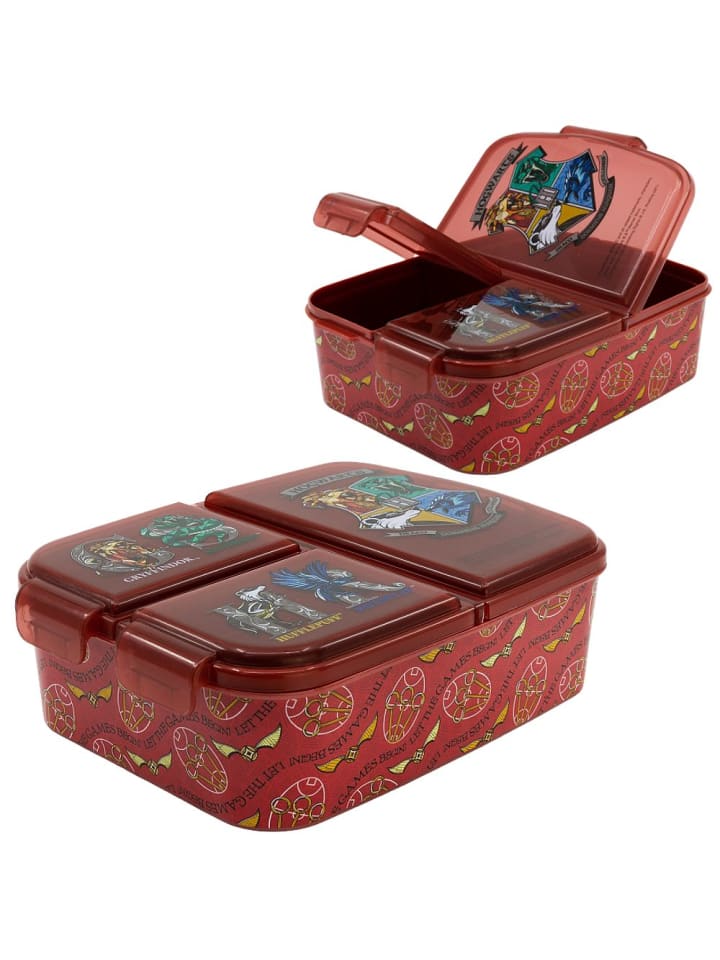 Harry Potter Brotdose | 3 getrennte Fächer | Harry Potter | Lunch to Go Vesper Dose günstig kaufen onesize