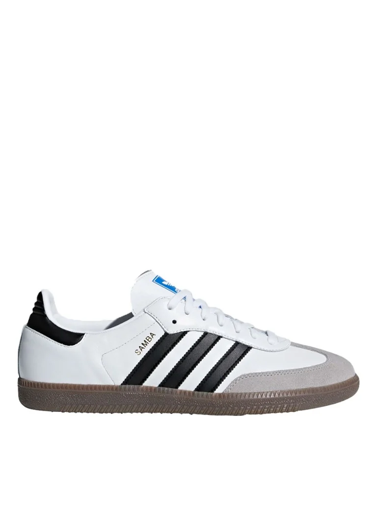 Skórzane buty Adidas Samba OG z ozdobnymi detalami