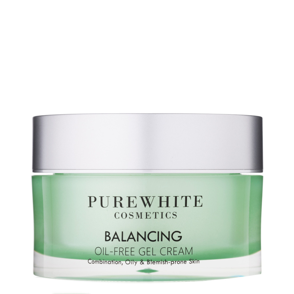 pure white cosmetics Gel-crème équilibrant sans huile crème pour le visage