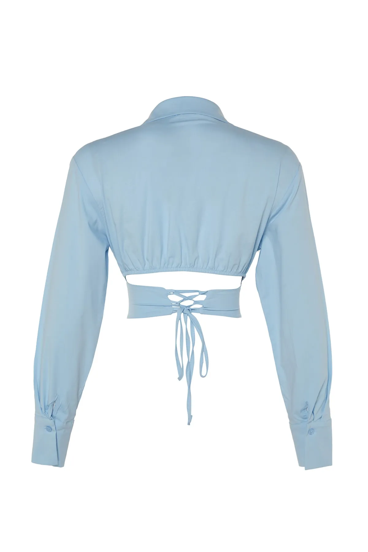 Trendyol Collection  Hemd - Blau - Figurbetont