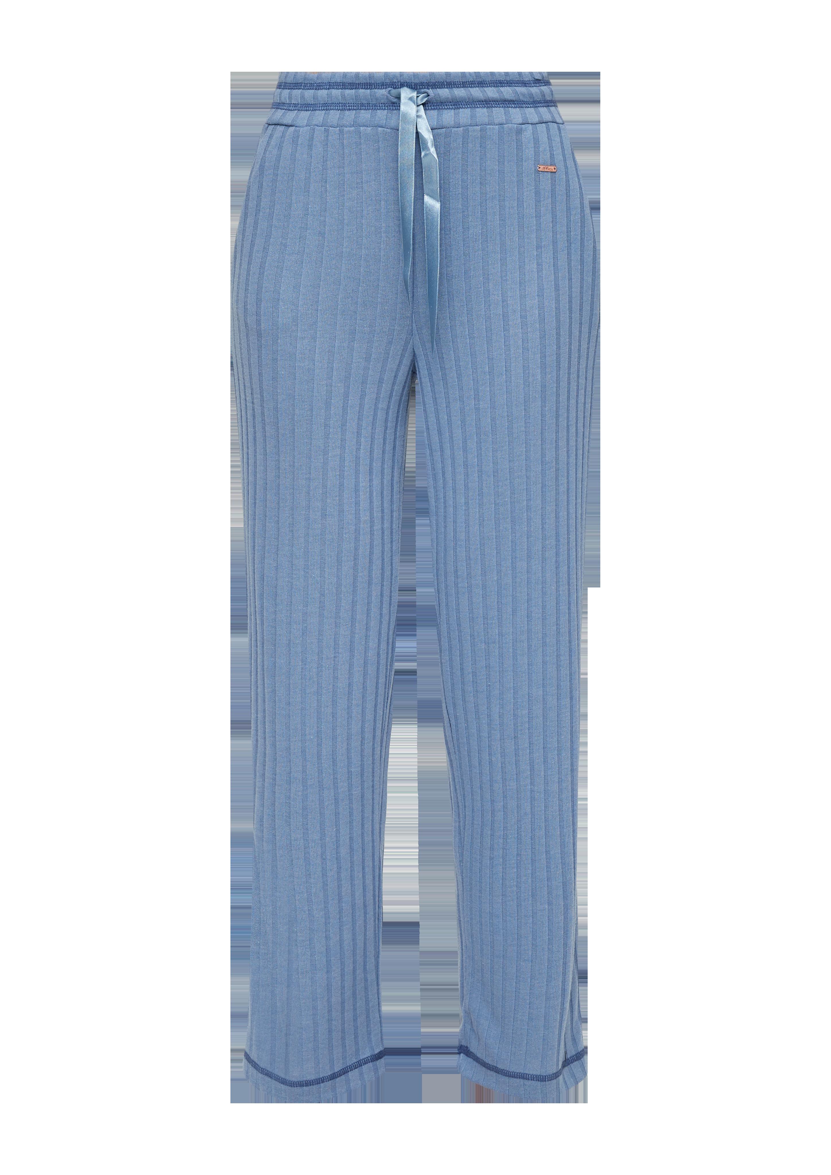 Pyjamahose aus Rippware  6007045-5344