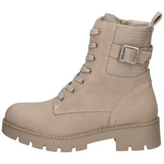 Via della Rosa Schnür Boots in beige