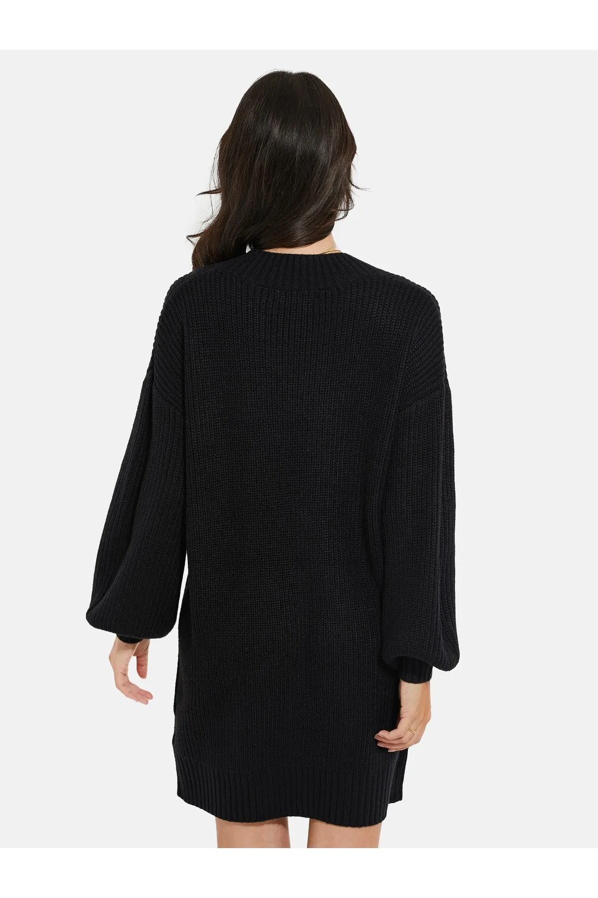 Threadbare  Kleid - Schwarz - Strickkleid