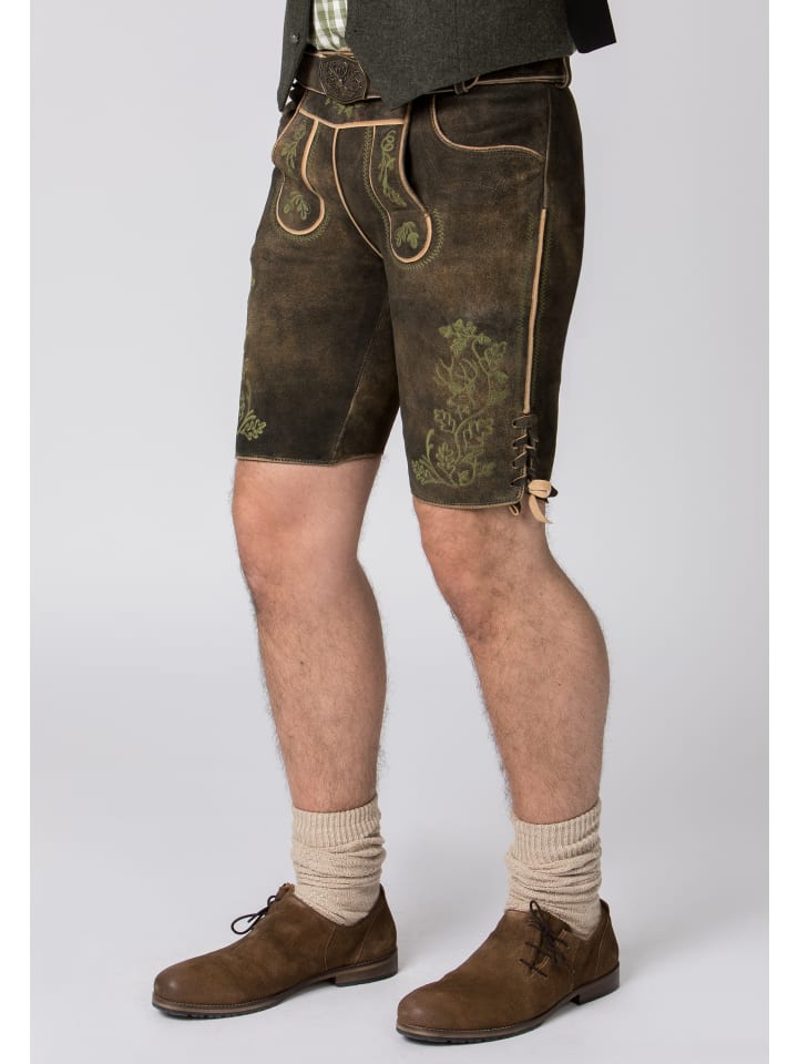 Stockerpoint Stockerpoint Trachtenlederhose Edgar in sepia raw günstig kaufen
