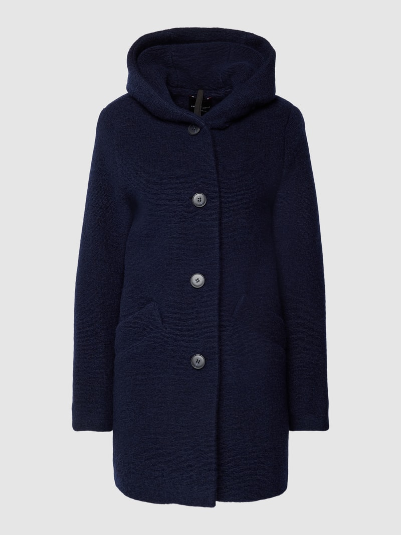 Jacke mit Knopfleiste in marineblau