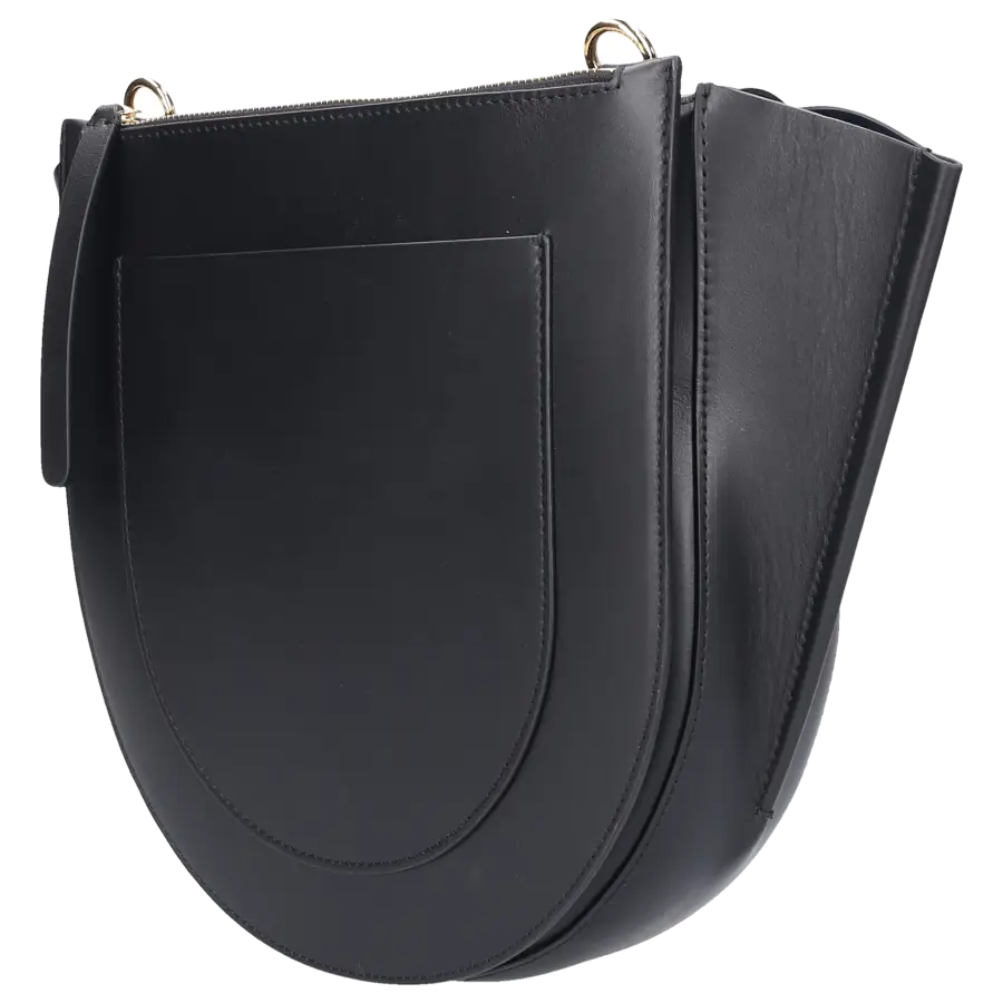 Wandler - Handtasche HORTENSIA MEDIUM Kalbsleder - schwarz