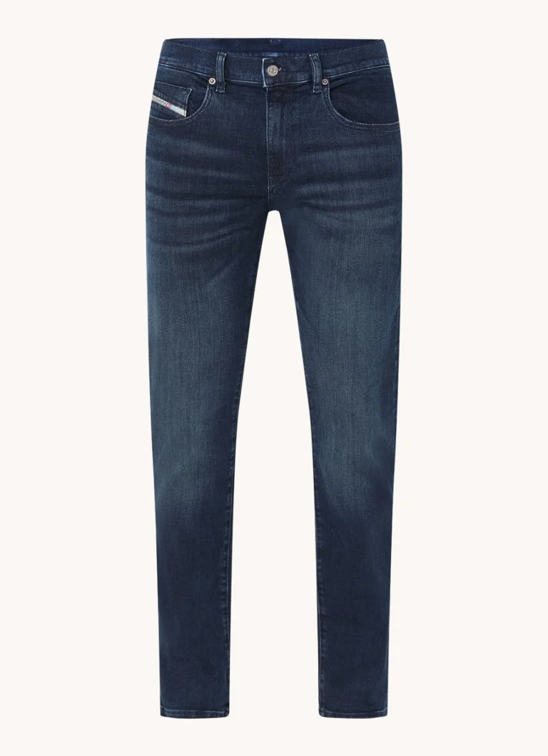 Vaqueros slim fit D-Strukt de Diesel, spălare închisă la culoare