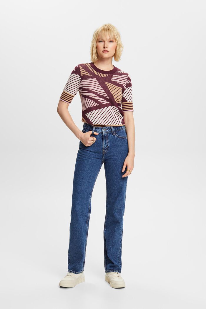 Retro-Jeans mit gerader Passform und hohem Bund