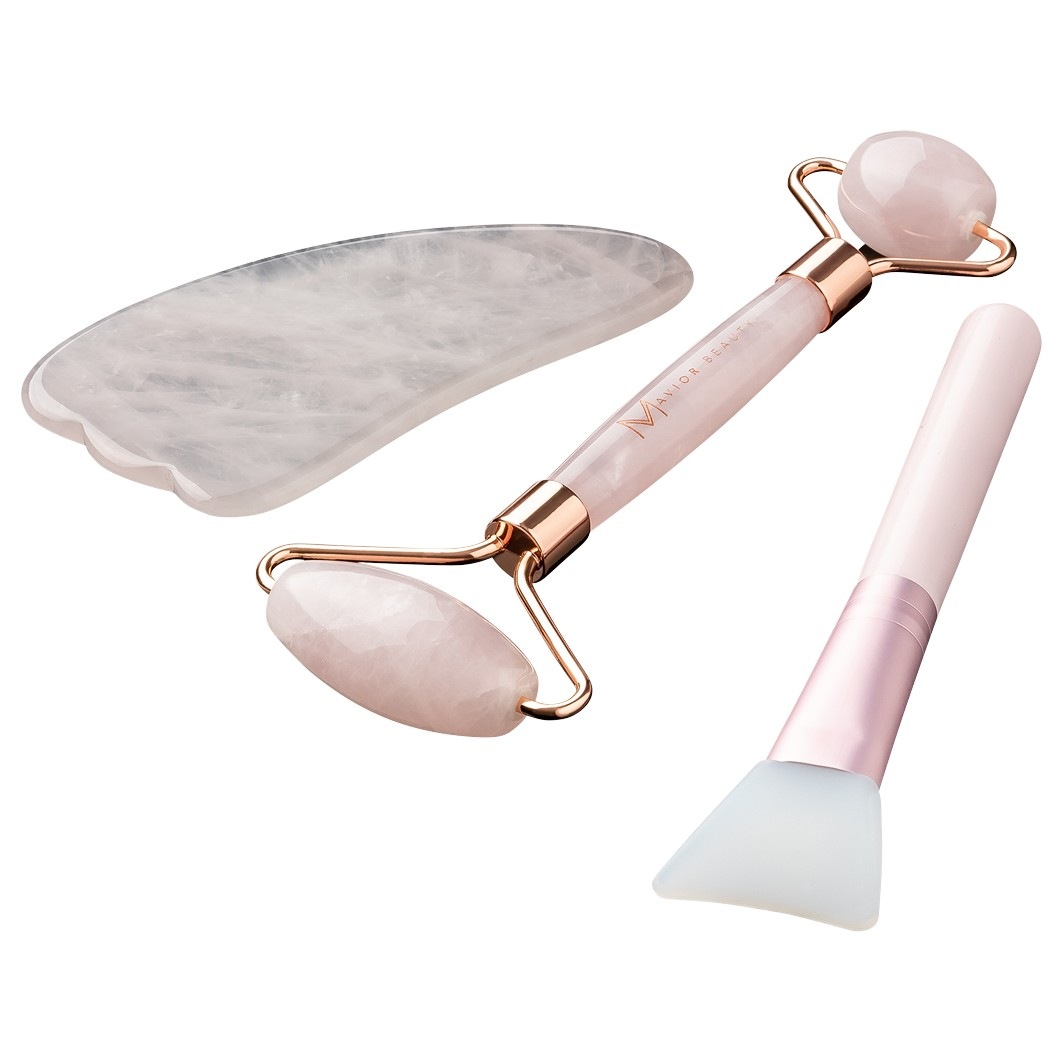 Jade Skin Roller Rosen Quartz