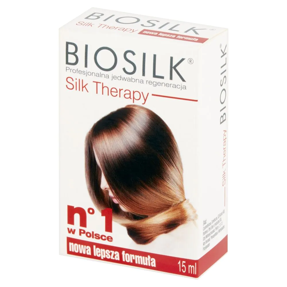 Biosilk Silk Therapy naturlig silke regenererende hår