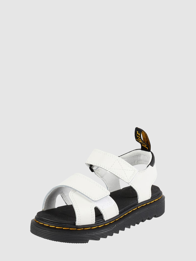 Sandalen aus Leder Modell 'Vossie' in weiß