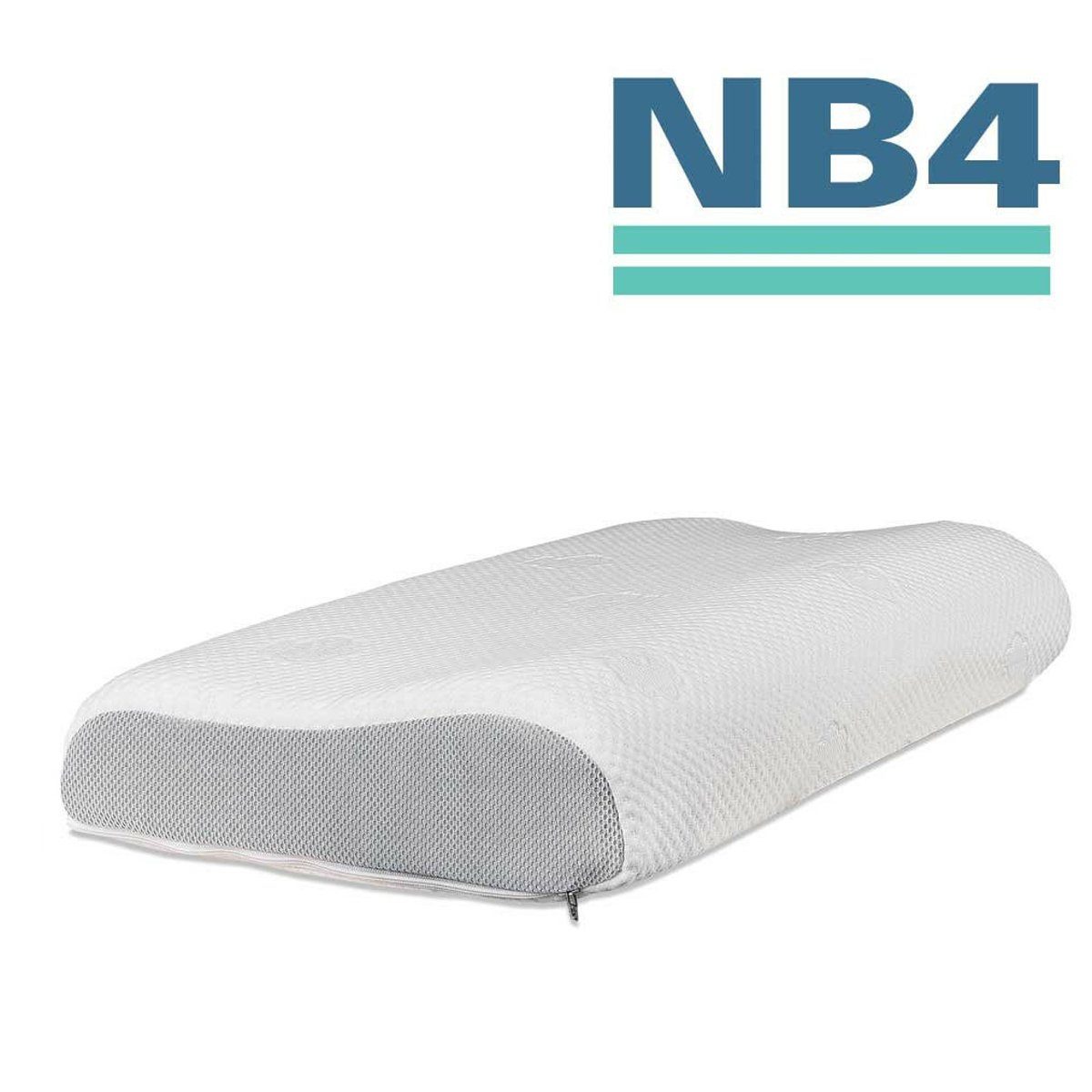 Nackenstützkissen Orthopädisches Dormabell Cervical Nackenstützkissen NB4 Talalay Latex, Dormabell, Seitenschläfer, Rückenschläfer