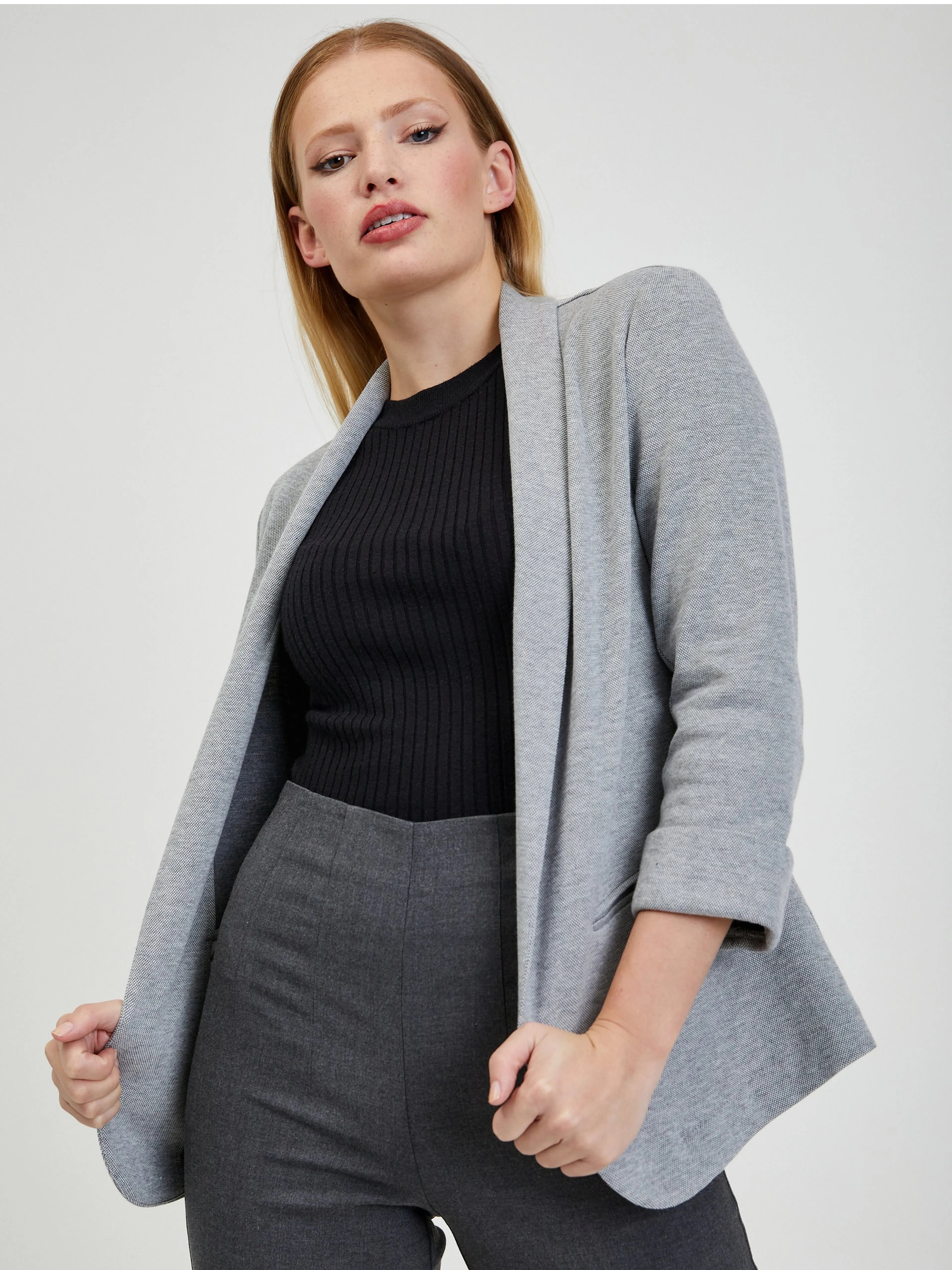 Hellgraue Damenjacke ORSAY