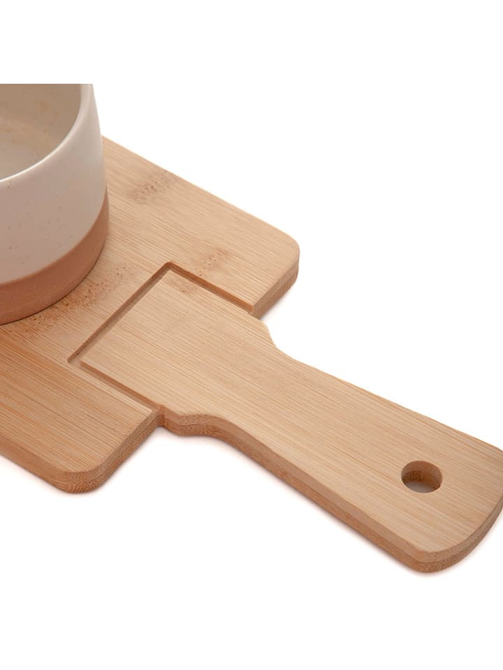 Homla 4tlg. Servierset in Grau/ Terrakotta/ Beige - (L)48 x (B)12 cm günstig kaufen onesize