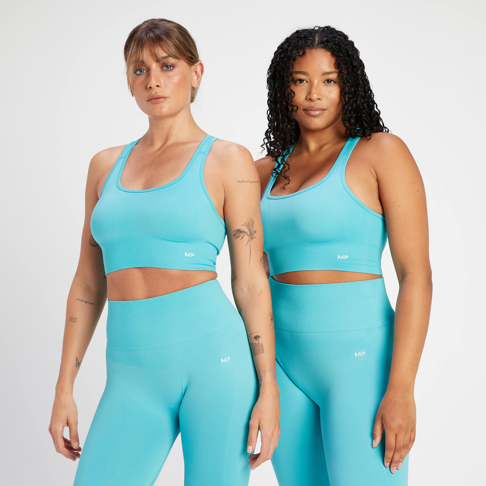 Brassière de sport MP Crayola pour femmes – Bleu aqua