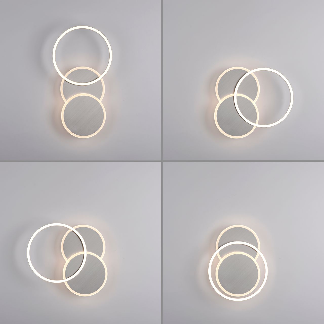 JUST LIGHT JUST LIGHT.  LED Deckenleuchte SEVENT,  rund, 1xLED-Board/25,5W/3000K, Innenleuchte, IP20