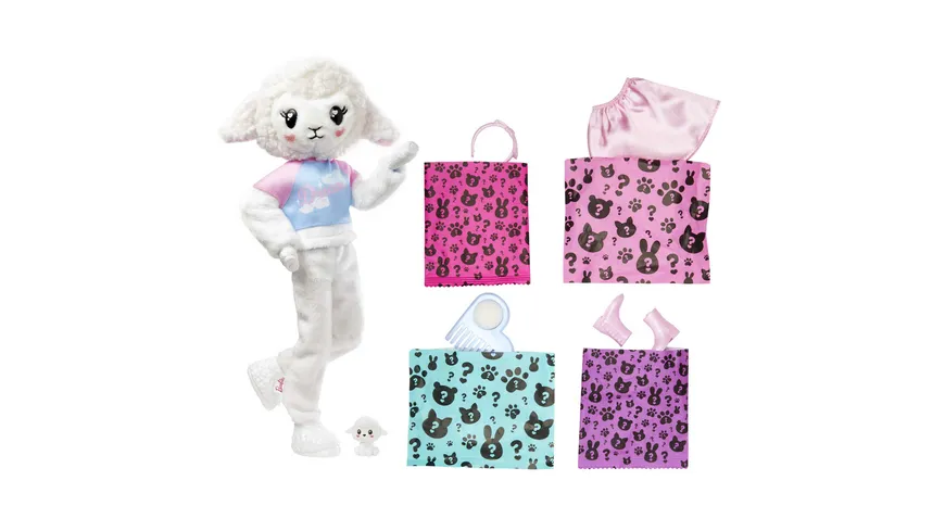 Barbie Cutie Reveal Cozy Cute Serie - Lämmchen