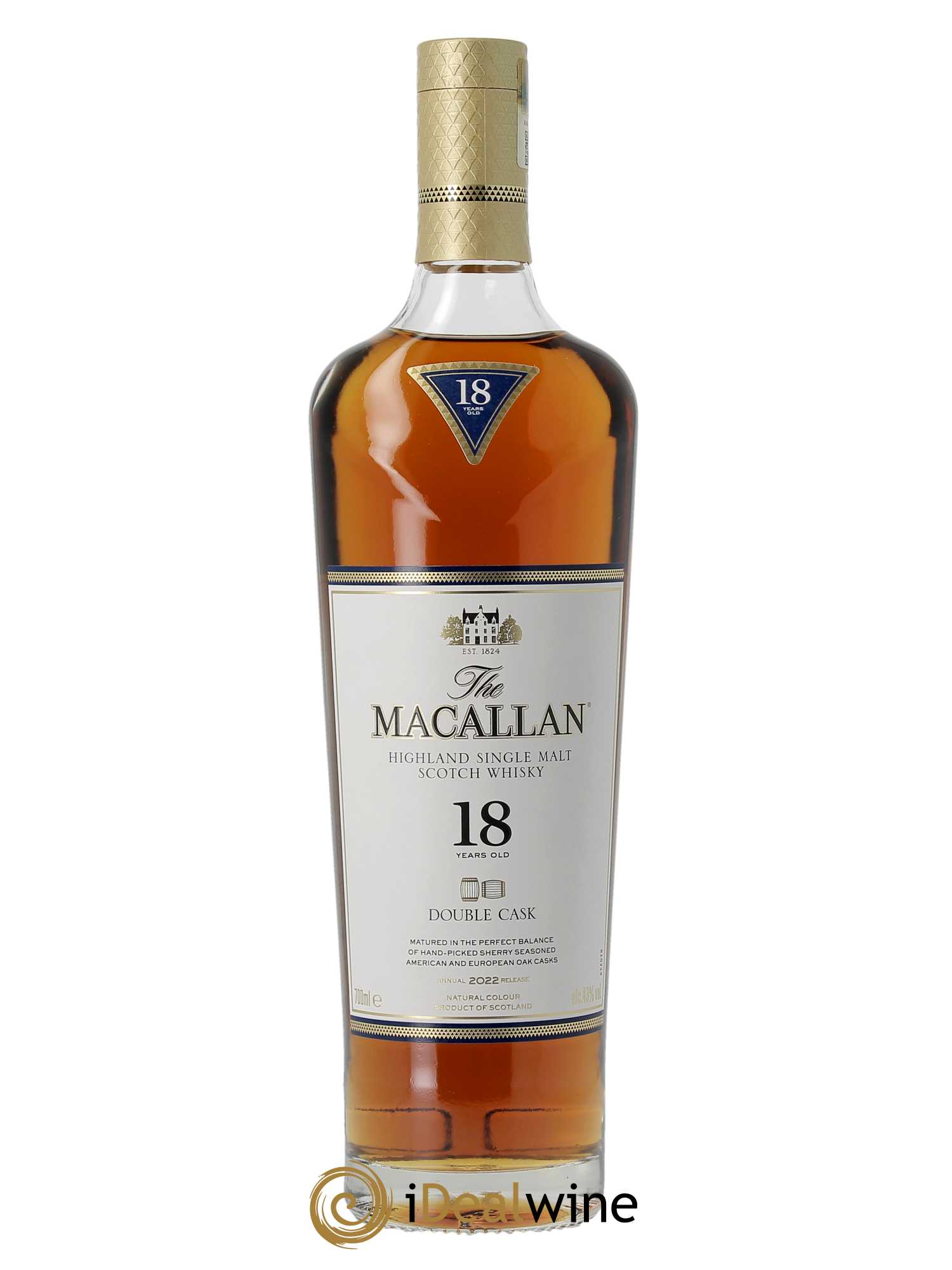 Whisky Macallan (The) 18 years Double Cask   - Lot de 1 Bouteille