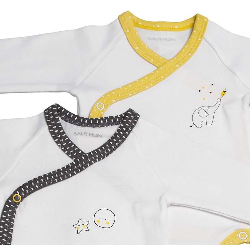 Lot de 2 bodies manches longues Babyfan