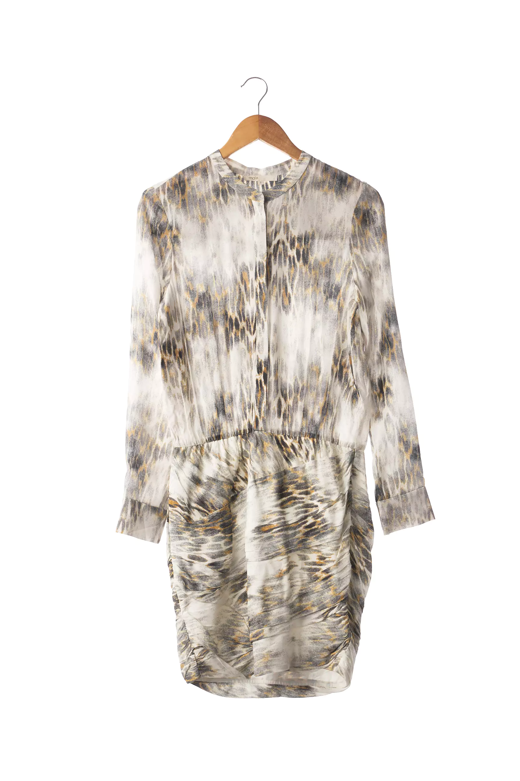 Maje Robes Mi Longues Femme couleur gris