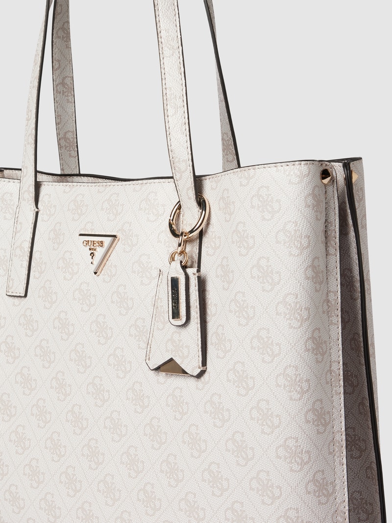 Shopper mit Label-Detail Modell 'MERIDIAN' in hellrosa