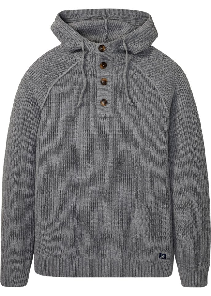 Kapuzen Pullover mit recycelter Baumwolle