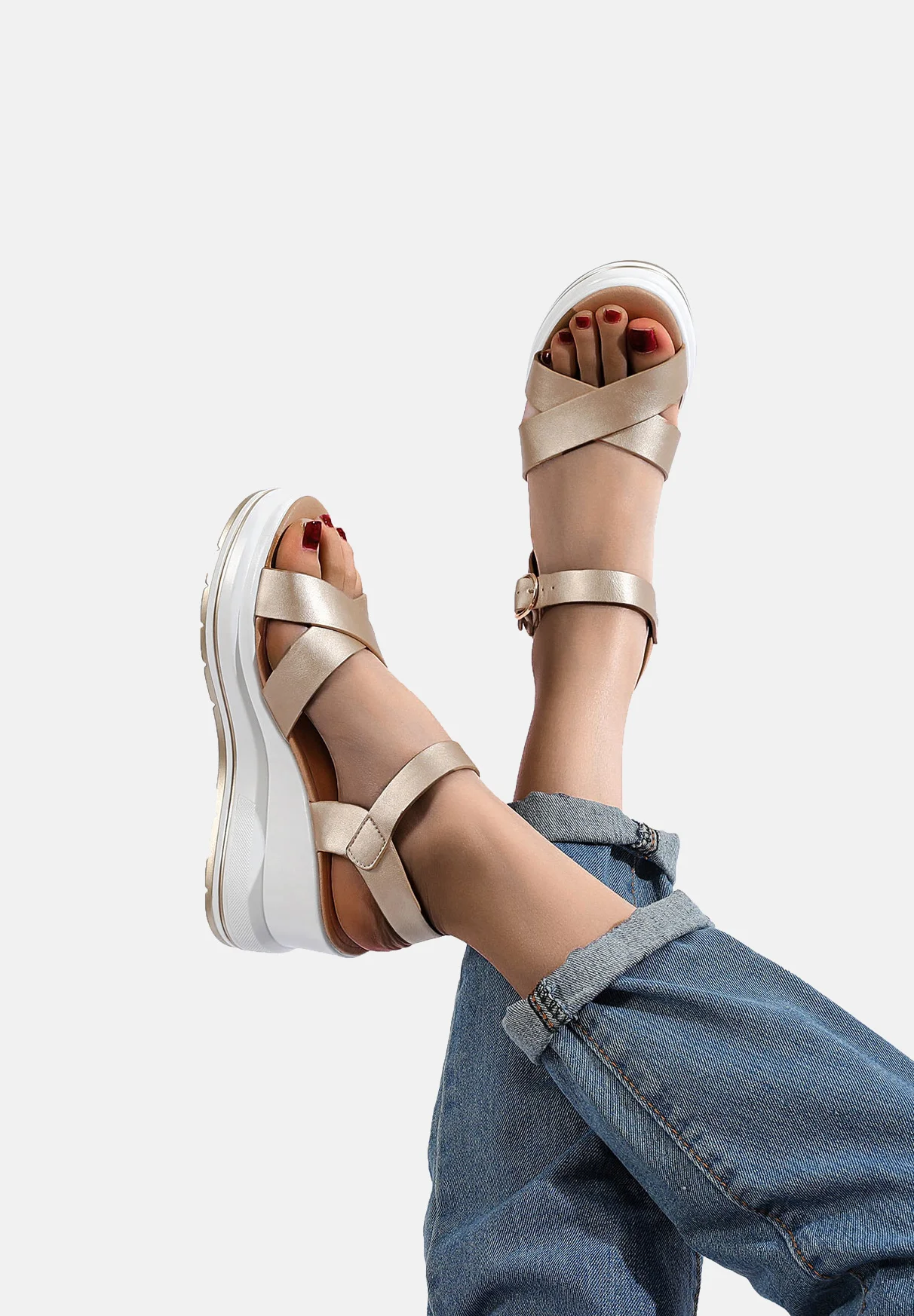Sandalias de plataforma Queen Helena