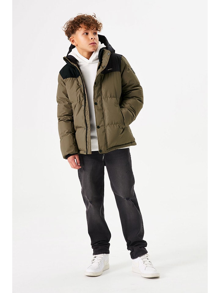Garcia Steppjacke in Khaki/ Schwarz günstig kaufen
