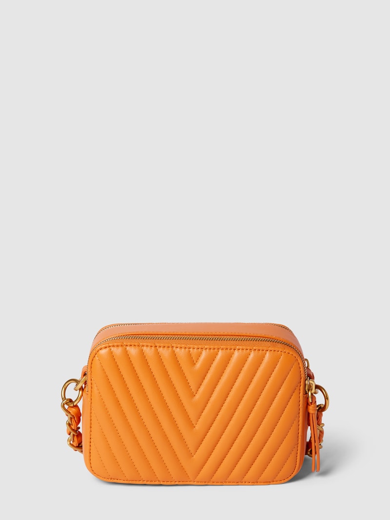 Umhängetasche mit Ziernähten Modell 'ELLA' in orange