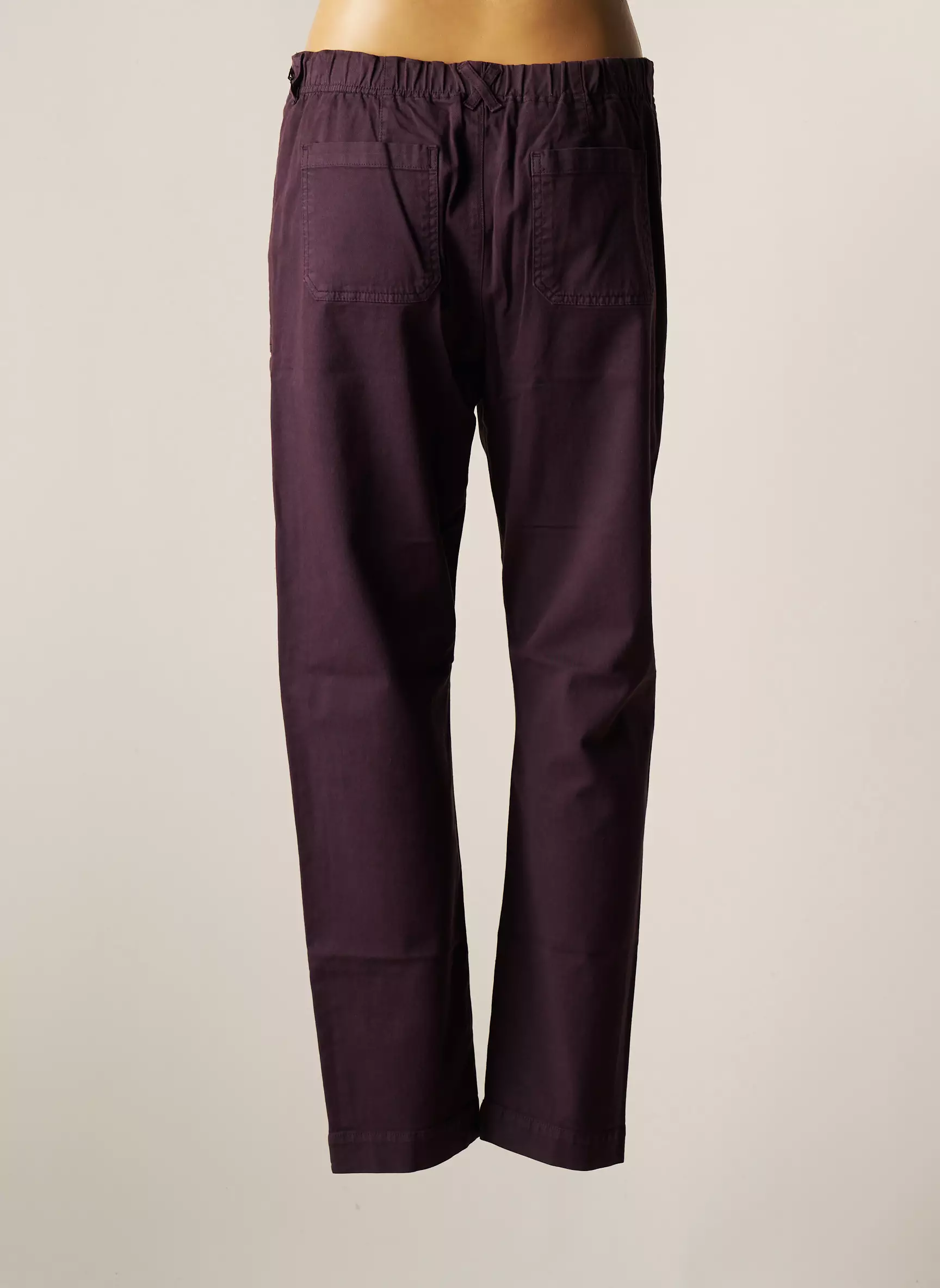 Hod Pantalons Droits Femme couleur violet