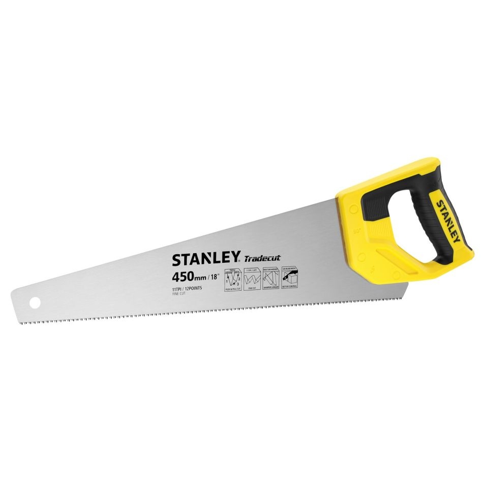 Fierăstrău pentru lemn Stanley STHT20355-1, tăietură fină, 450 mm, 11 dentiții